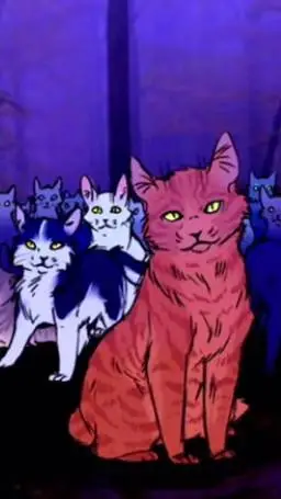ai character: warrior cats  background