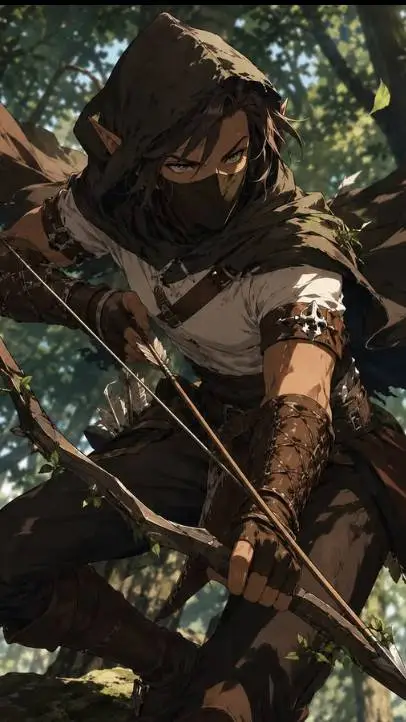 ai character: forest  background