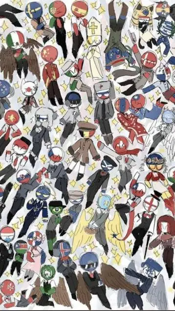 ai character: countryhumans  background