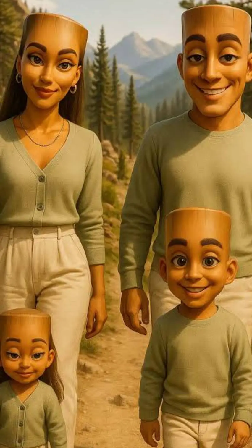 ai character: Familia brainrot background