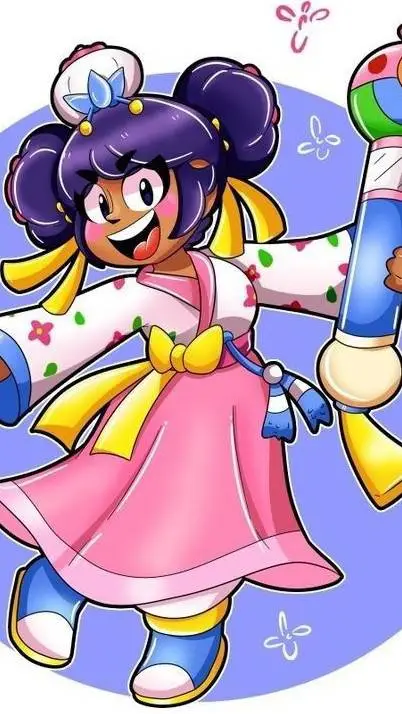ai character: Mandy Handbok background