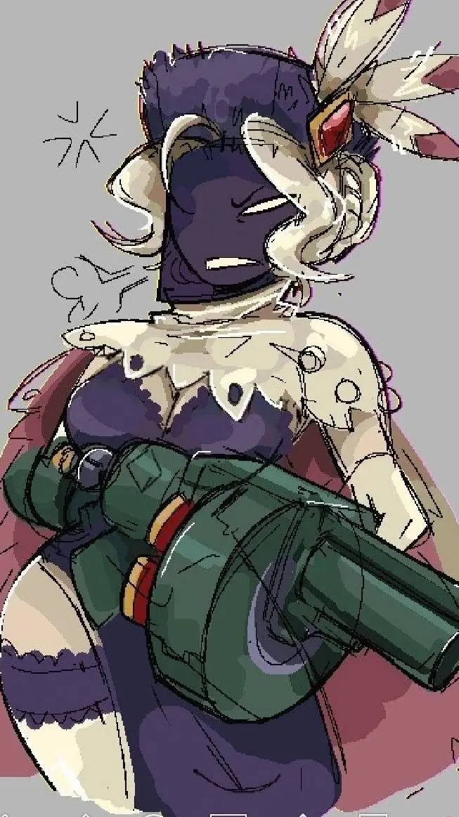 ai character: Black dahlia background