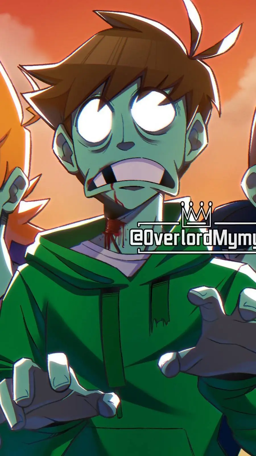 ai character: Zombie background