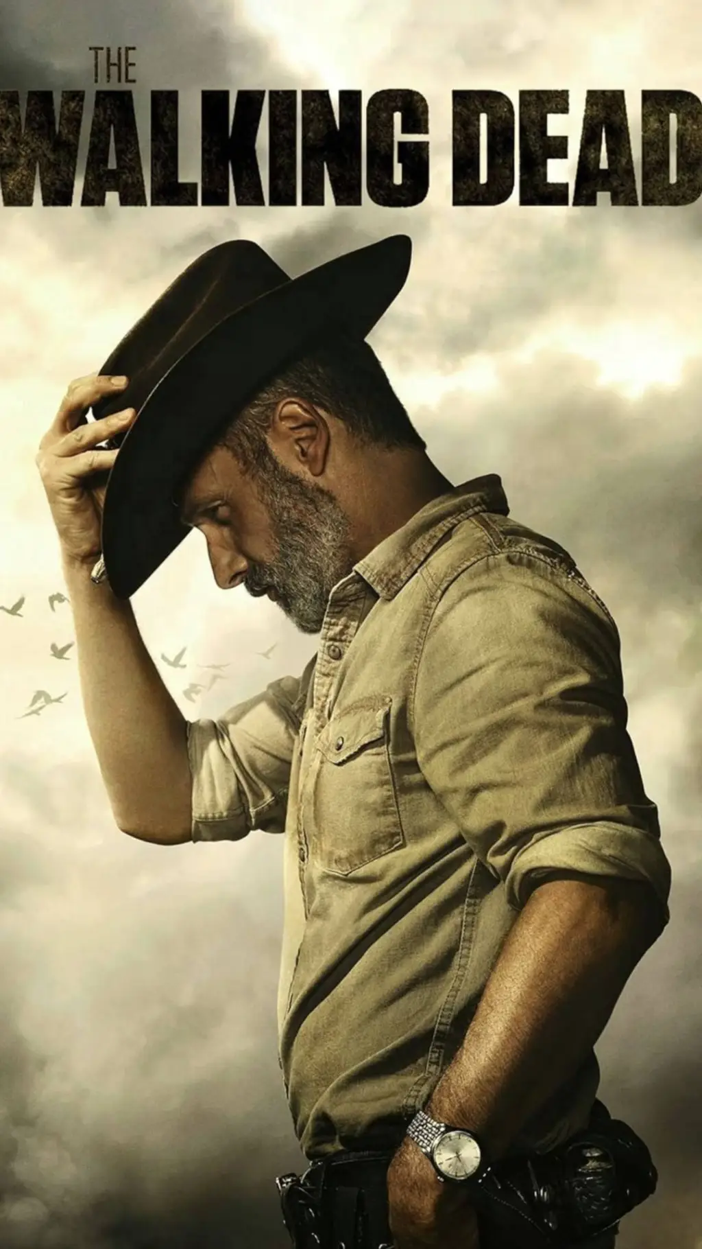 ai character: The Walking dead  background