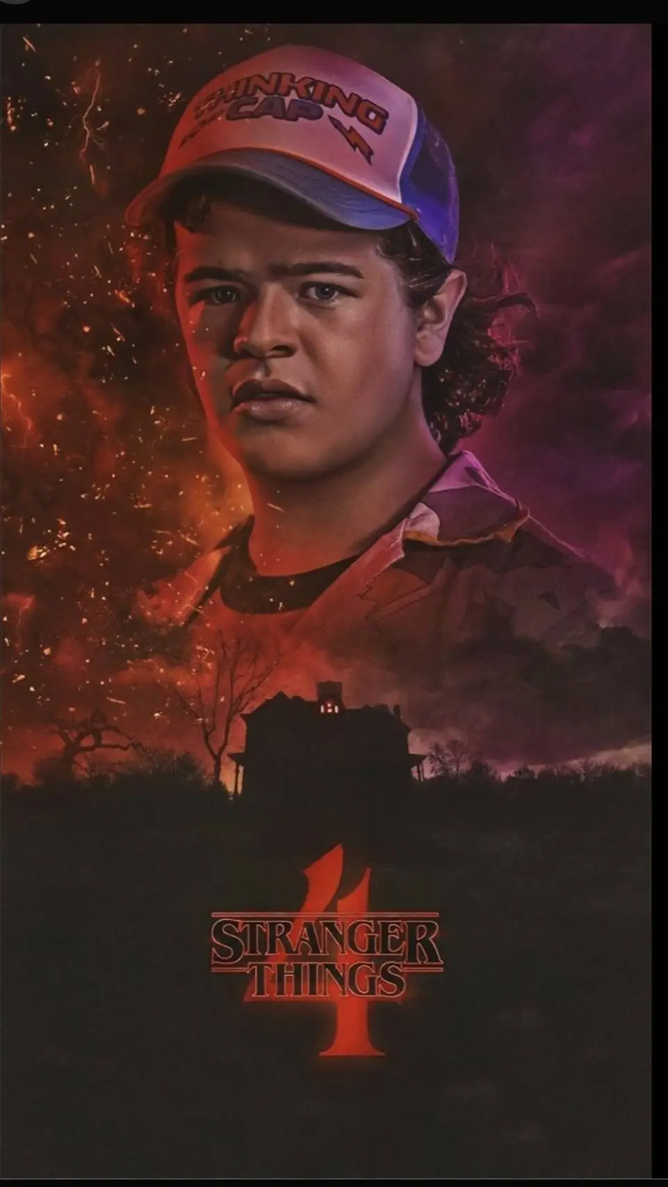 ai character: Dustin Henderson background