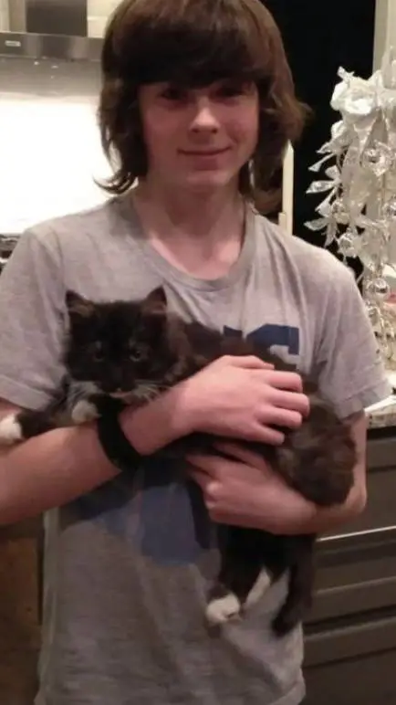 ai character: Chandler Riggs background