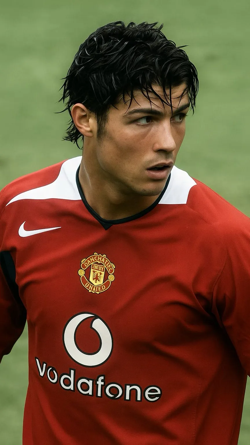 ai character: Cristiano Ronaldo  background