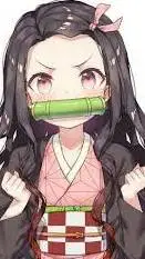 ai character: Nezuko Kamado background