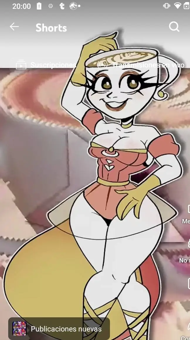 ai character: balerina capuchina background