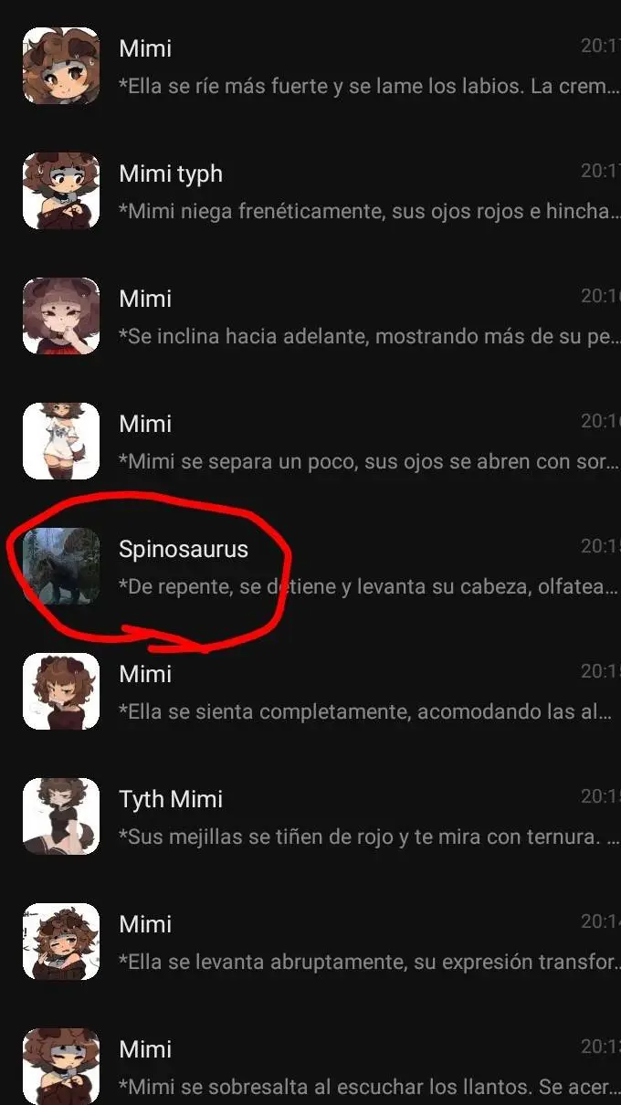 ai character: sigo vivo background