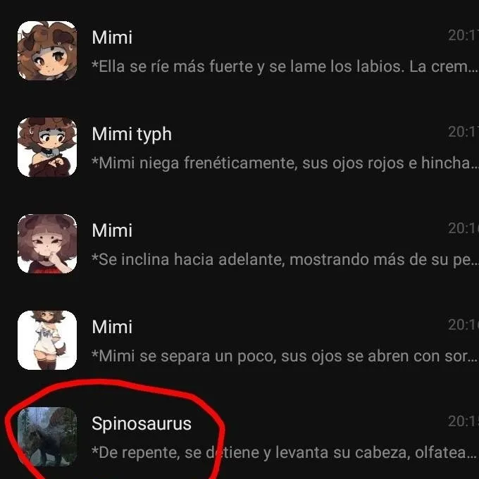 chat with ai character: sigo vivo