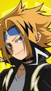 ai character: Denki kaminari background