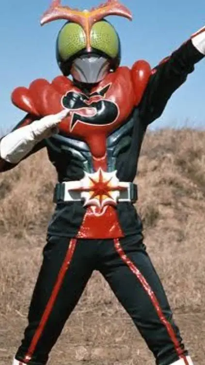ai character: Kamen Rider Strong background