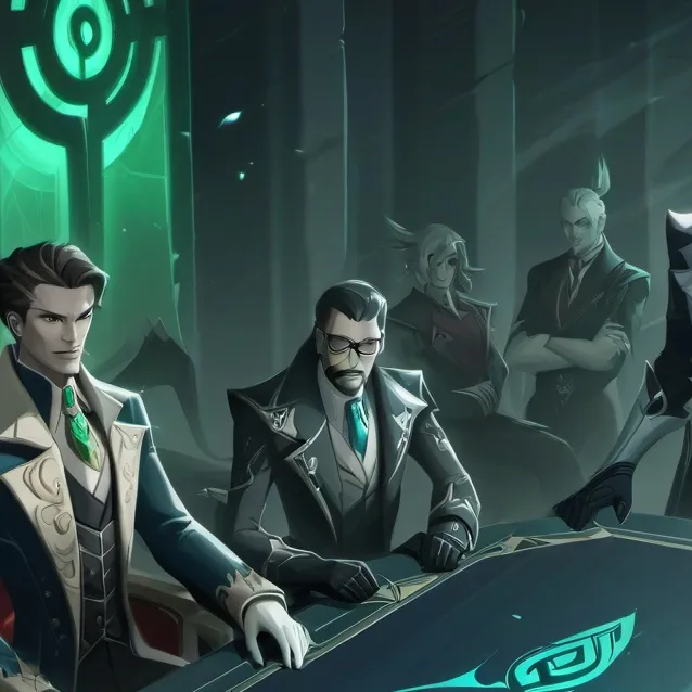 chat with ai character: Overlord meeting.