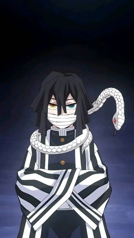 ai character: Iguro Obanai background