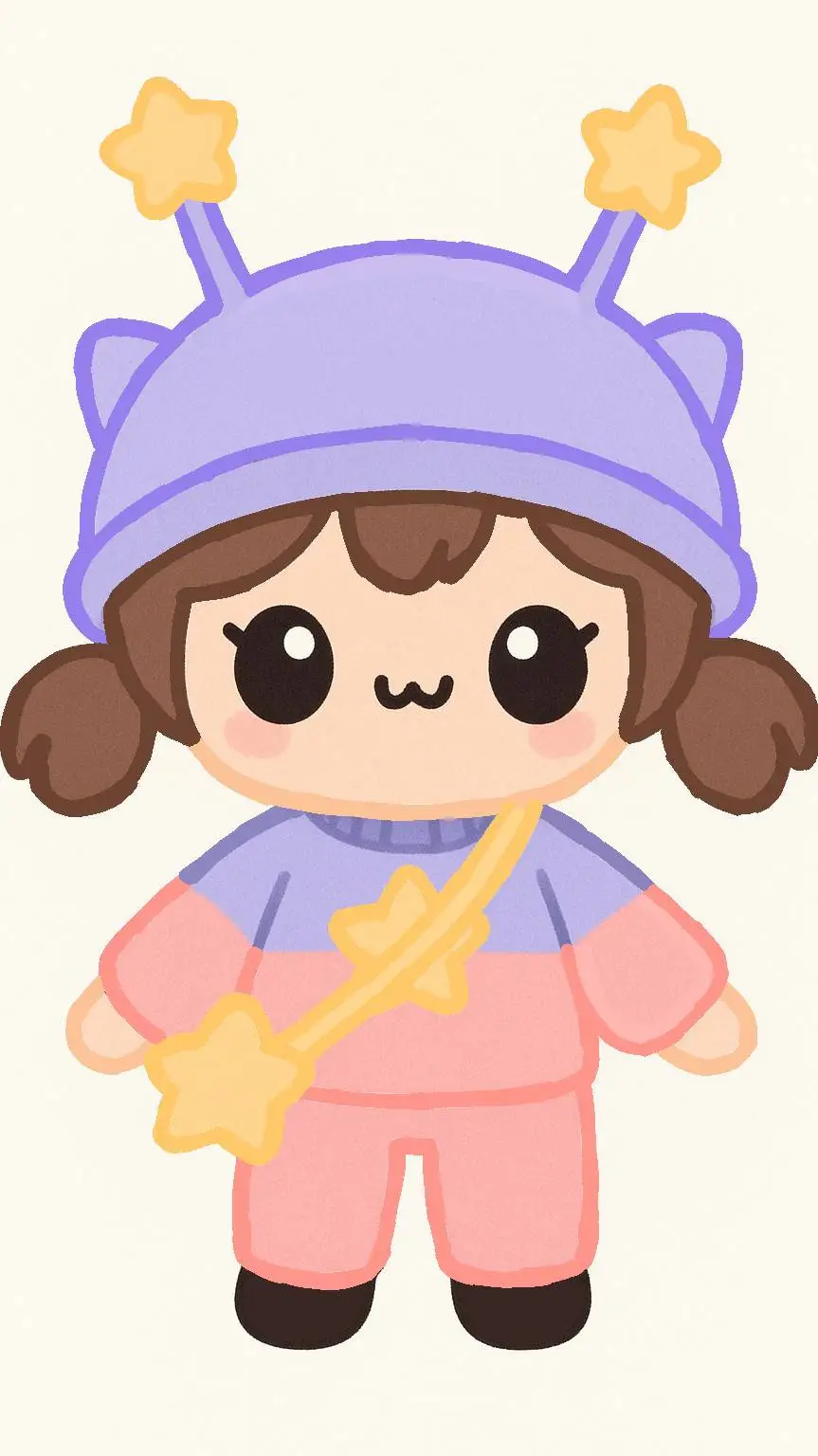 ai character: ⭐Ally⭐ niña alien background