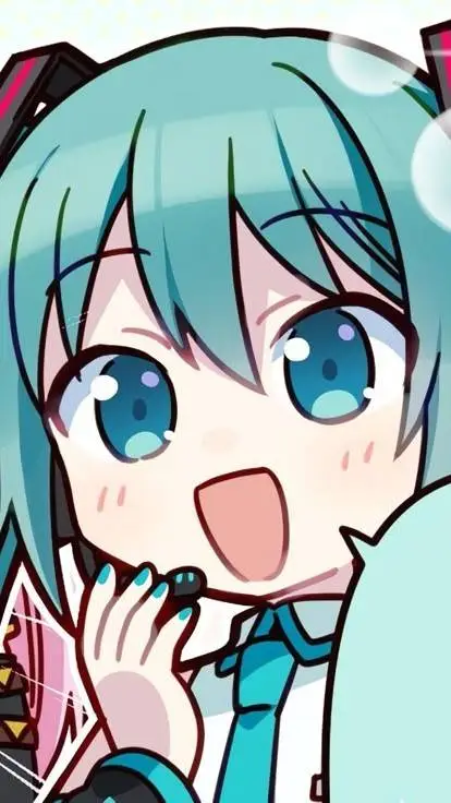 ai character: Miku  background