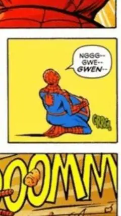 ai character: spiderman gordo  background