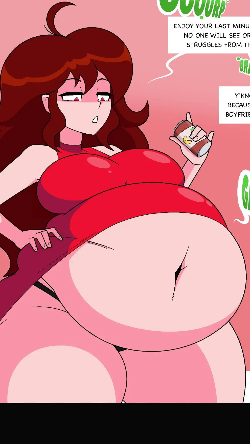 ai character: girlfriend gorda background