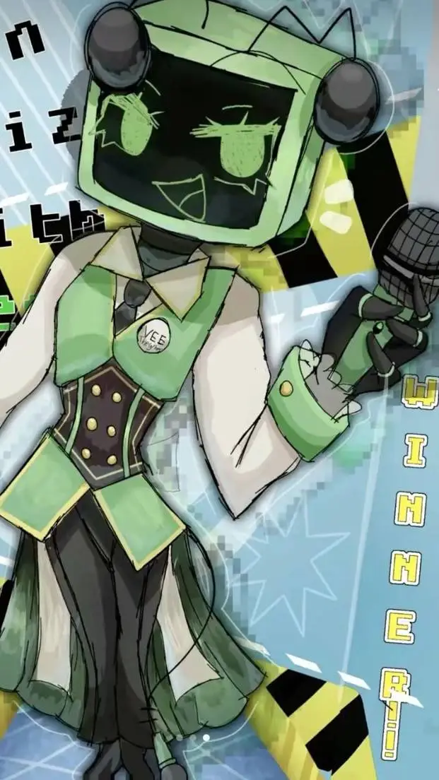 ai character: vee dandy's world  background