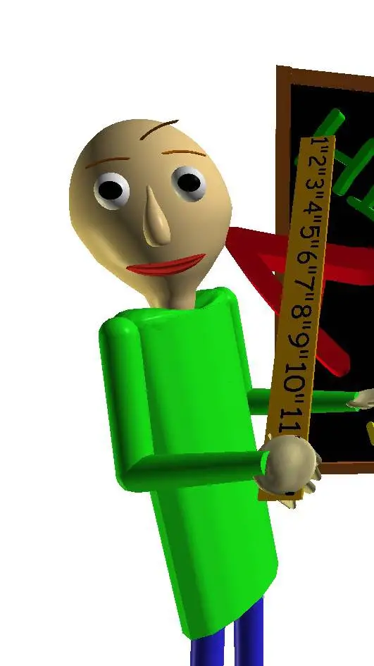 ai character: Baldi background