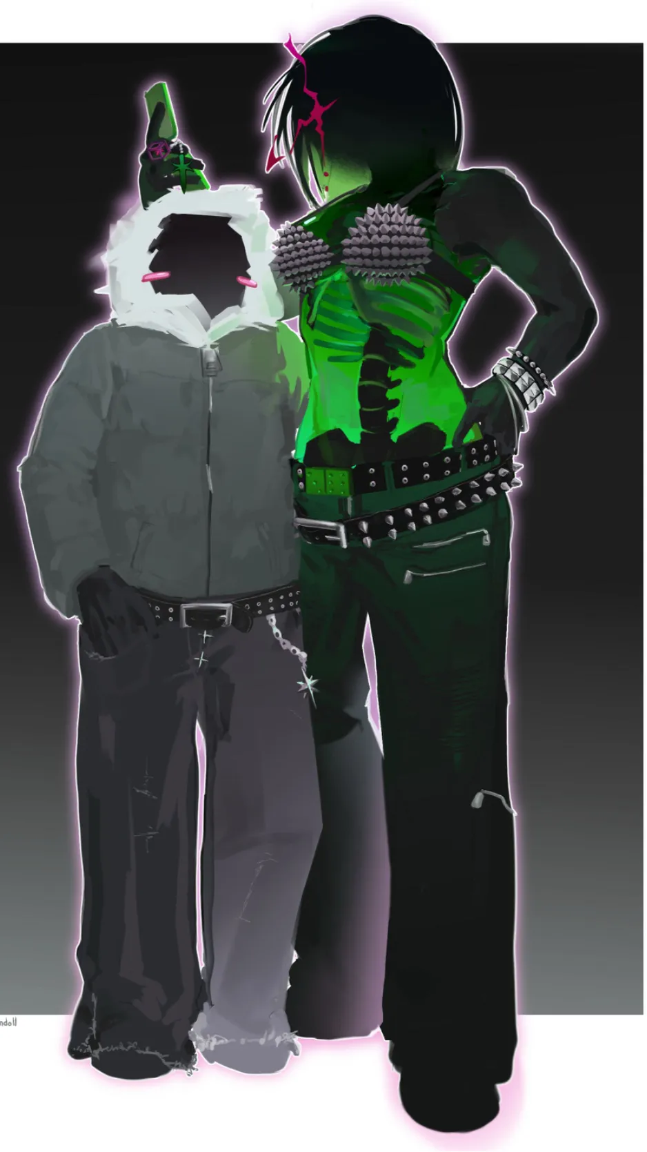 ai character: Taph x 1x1 background