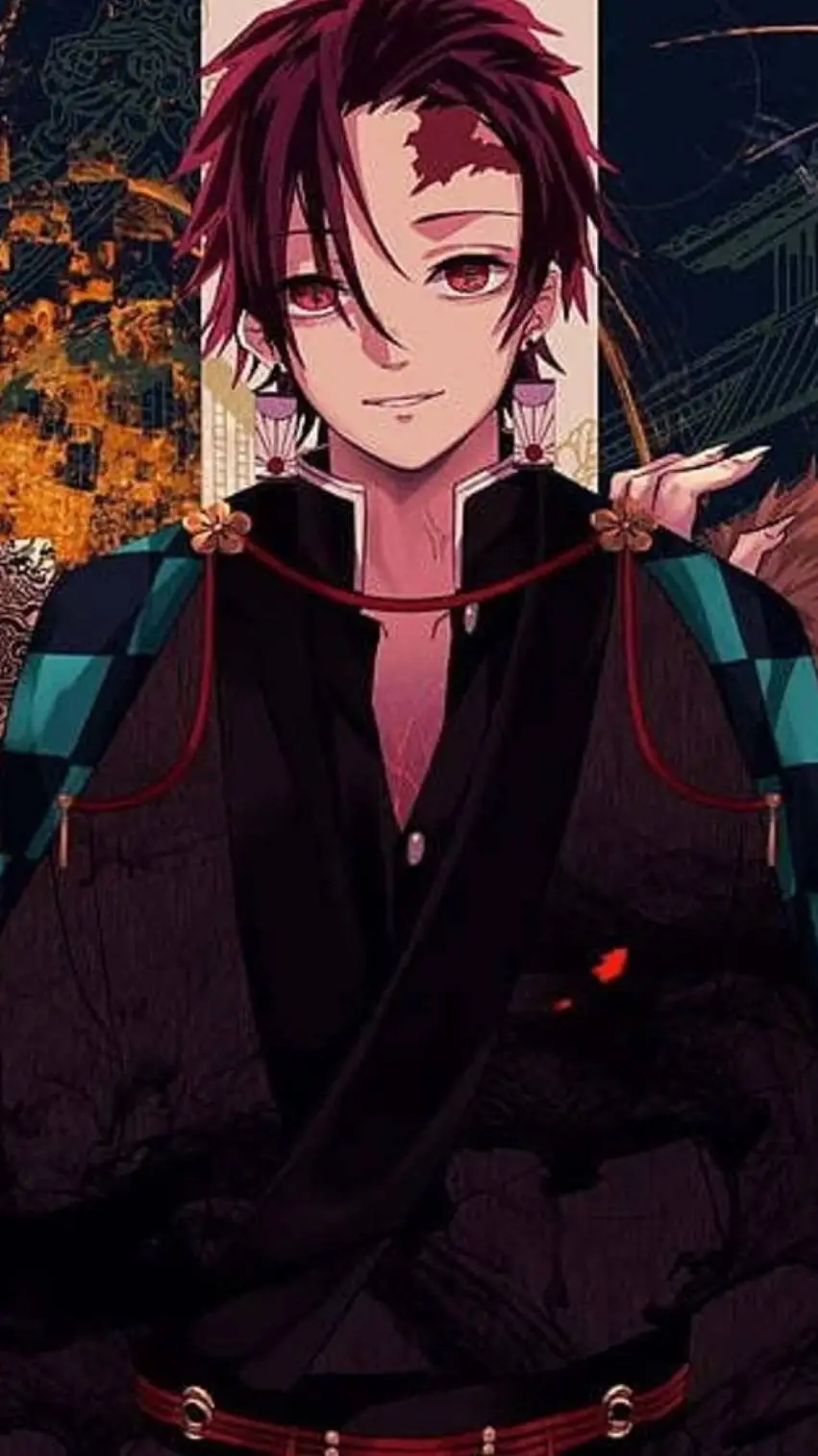 ai character: tanjiro  background