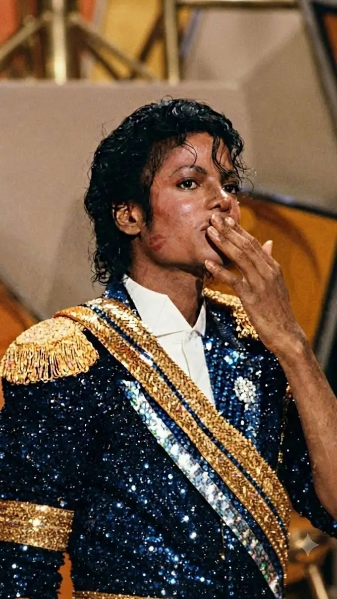 ai character: Michael jackson  background