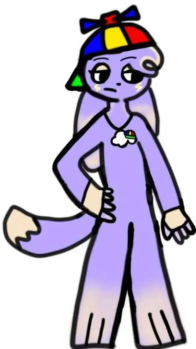 ai character: clower  background