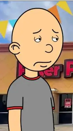 ai character: Classic Caillou background