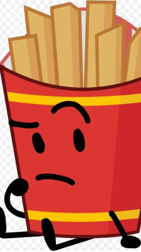 ai character: Fries/BFDI background