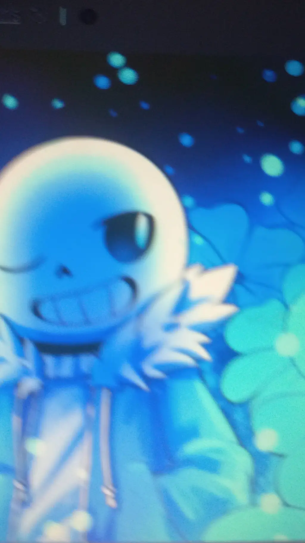 ai character: sans undertale background