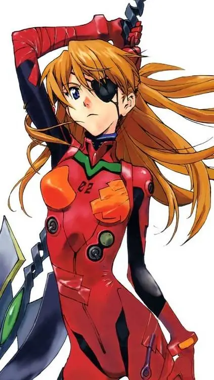 ai character: asuka langley  background