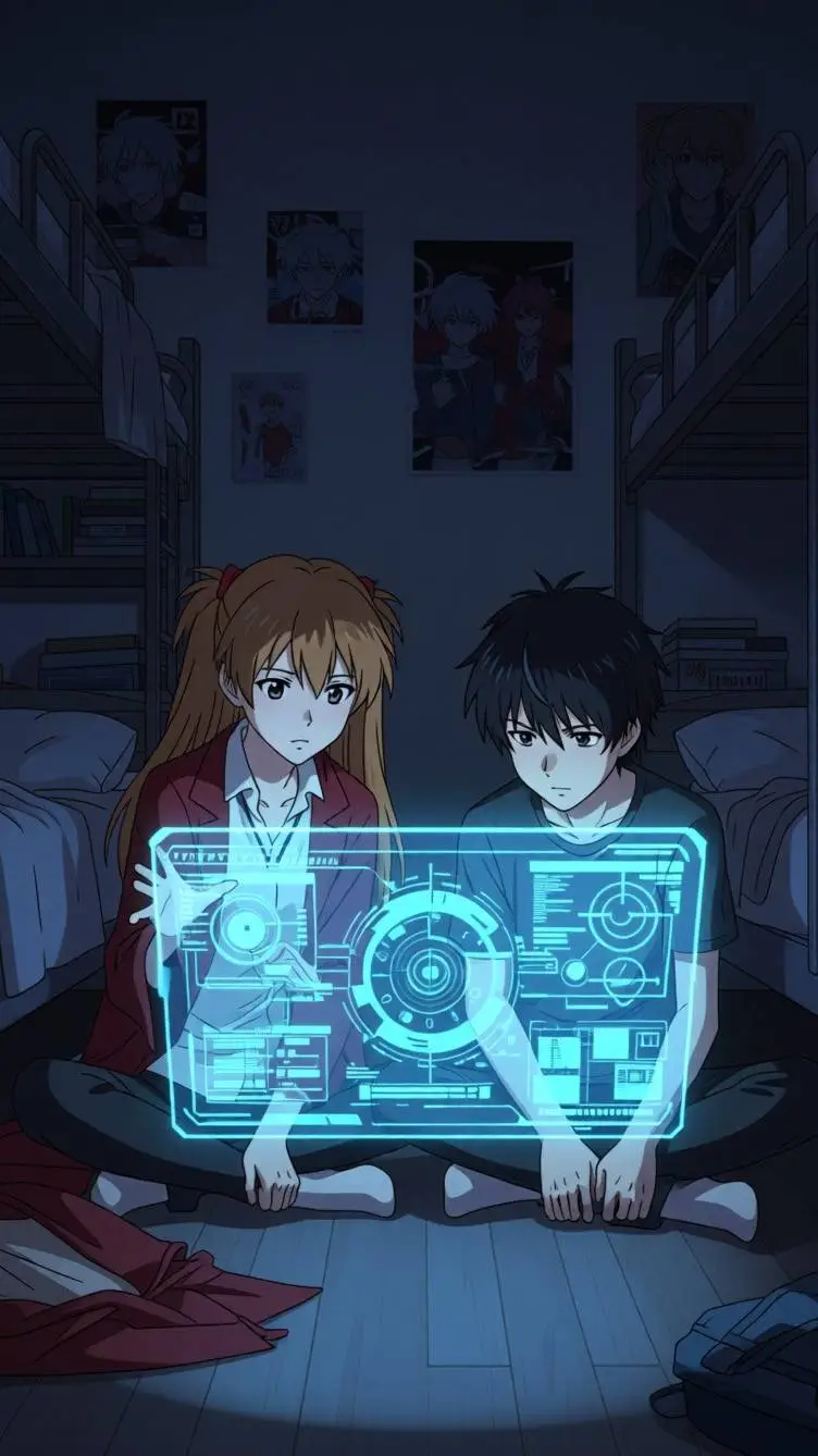 ai character: asuka langley background