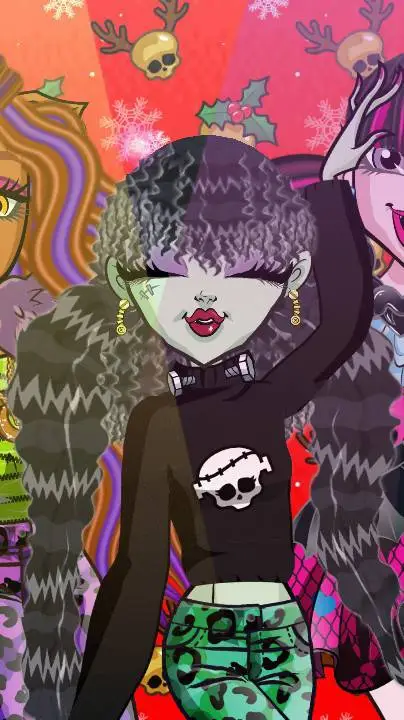 ai character: monster high  background
