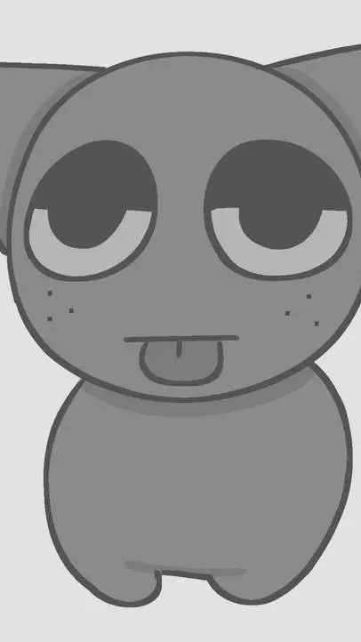 ai character: Horror Gray background