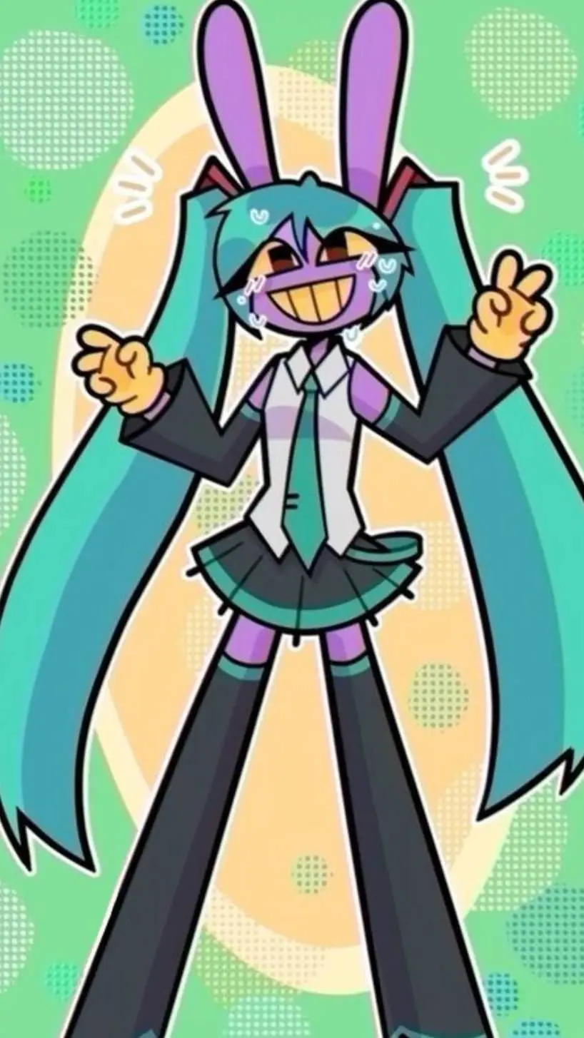 ai character: hatsune Jax!  background