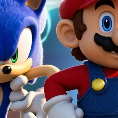 chat with ai character: Sonic vs Mario
