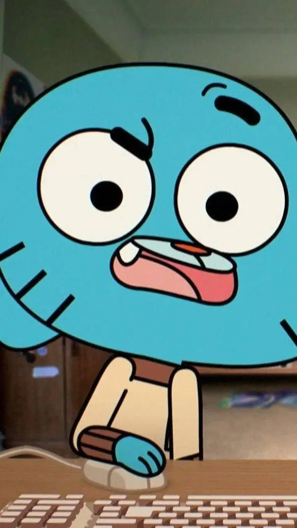 ai character: Gumball? background