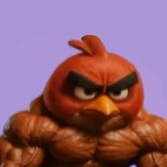 chat with ai character: angry bird boxerni