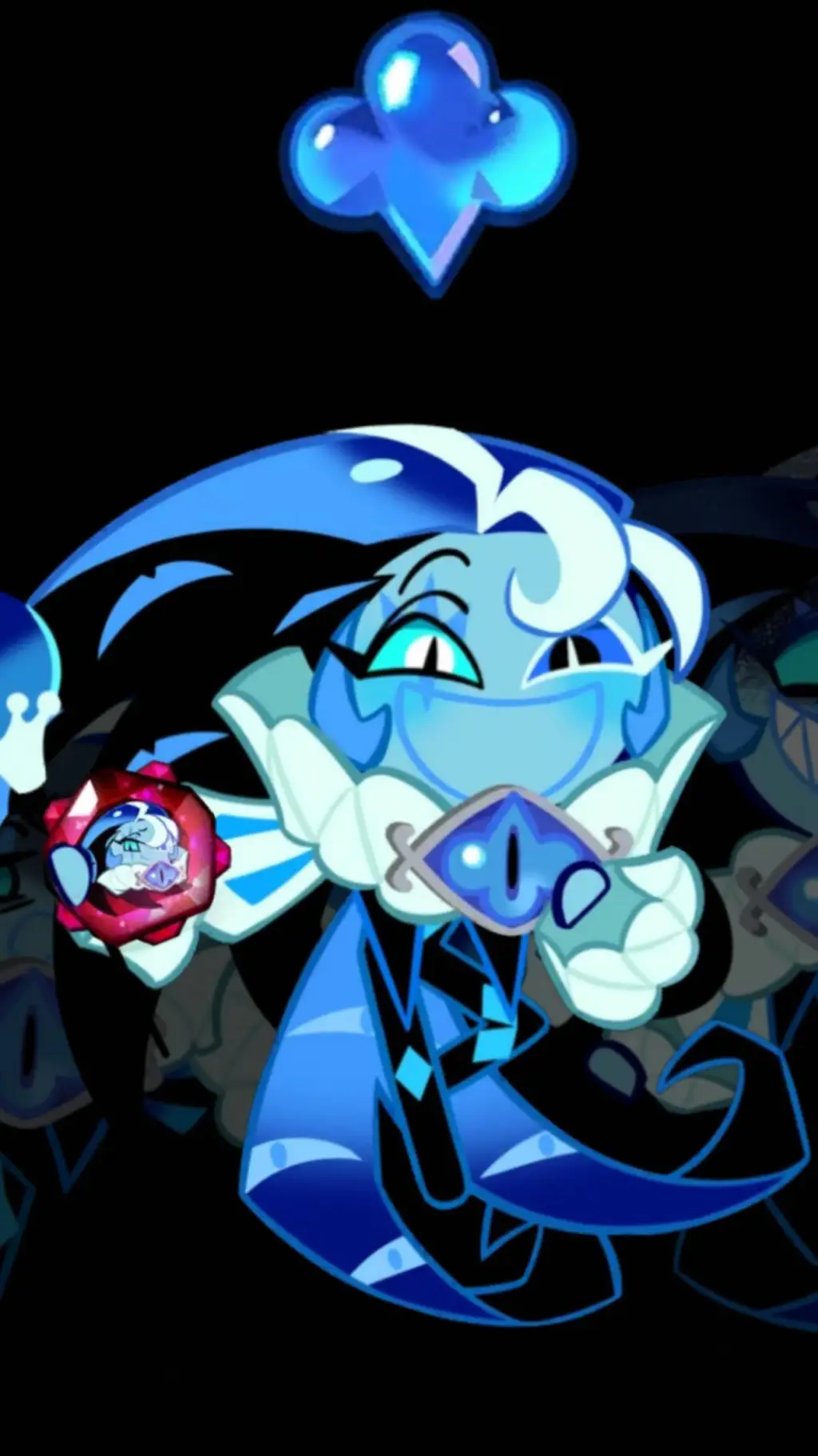 ai character: Shadow Milk Cookie background