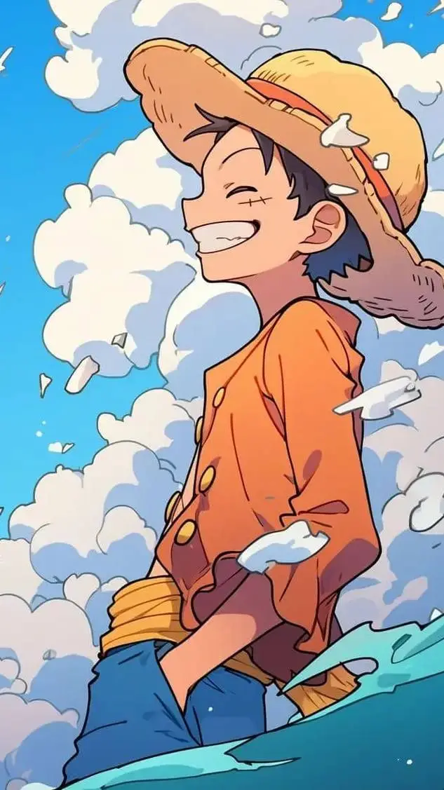 ai character: Mugiwara no luffy background