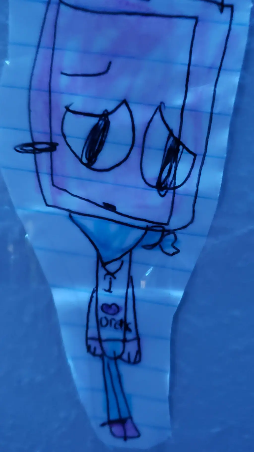 ai character:  B o x t e n background