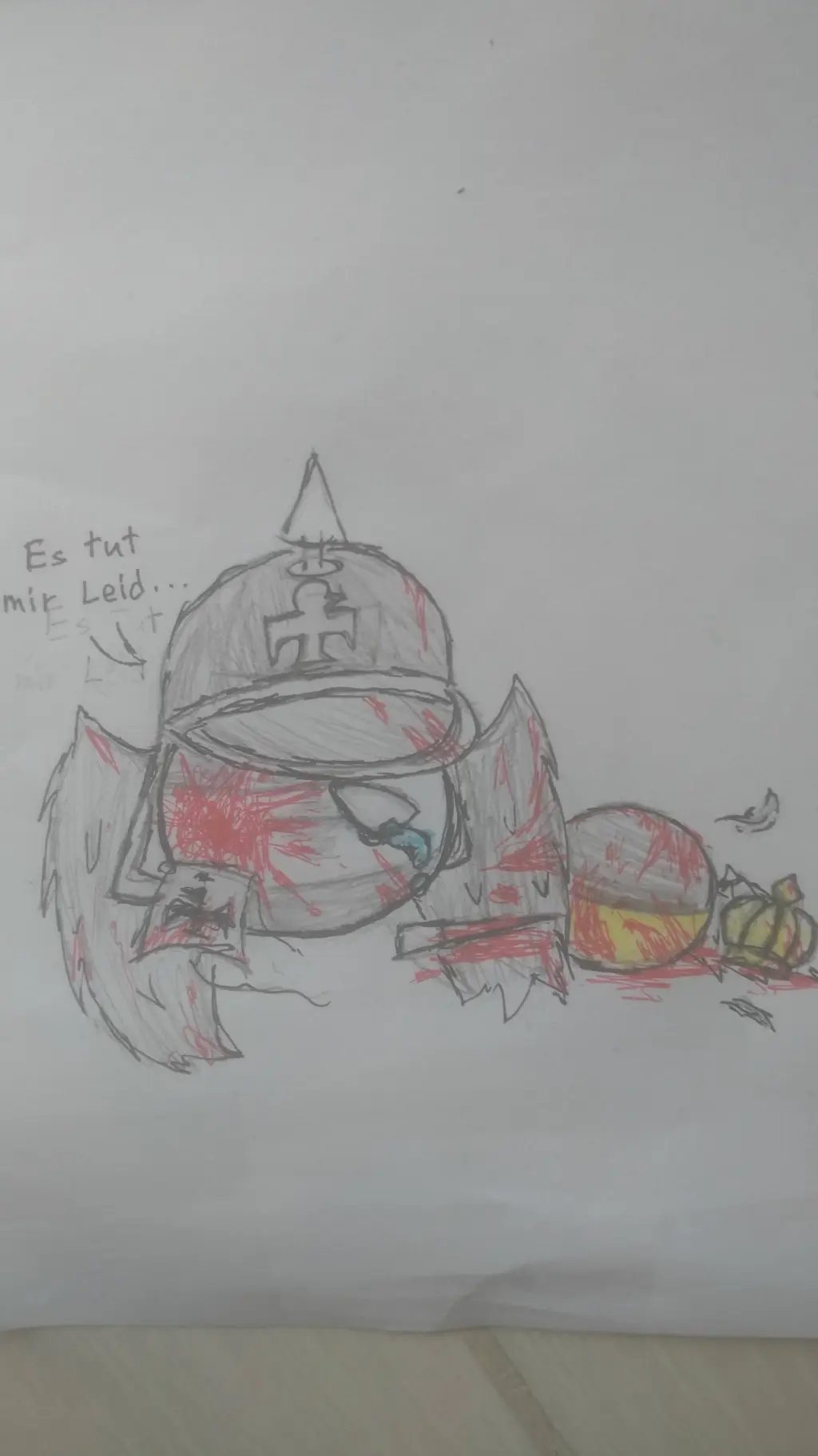 ai character: Prussia & A.E AU background