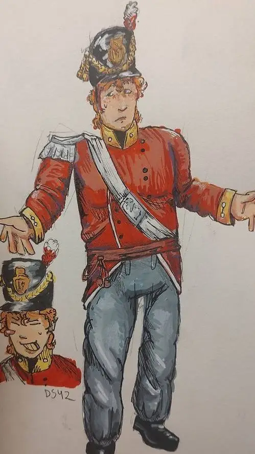 ai character: Barry Williams  background