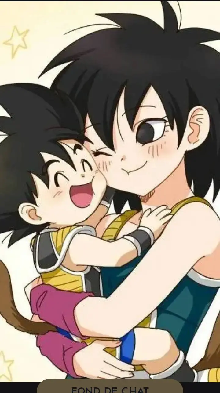 ai character: Goku Gine Bardock  background