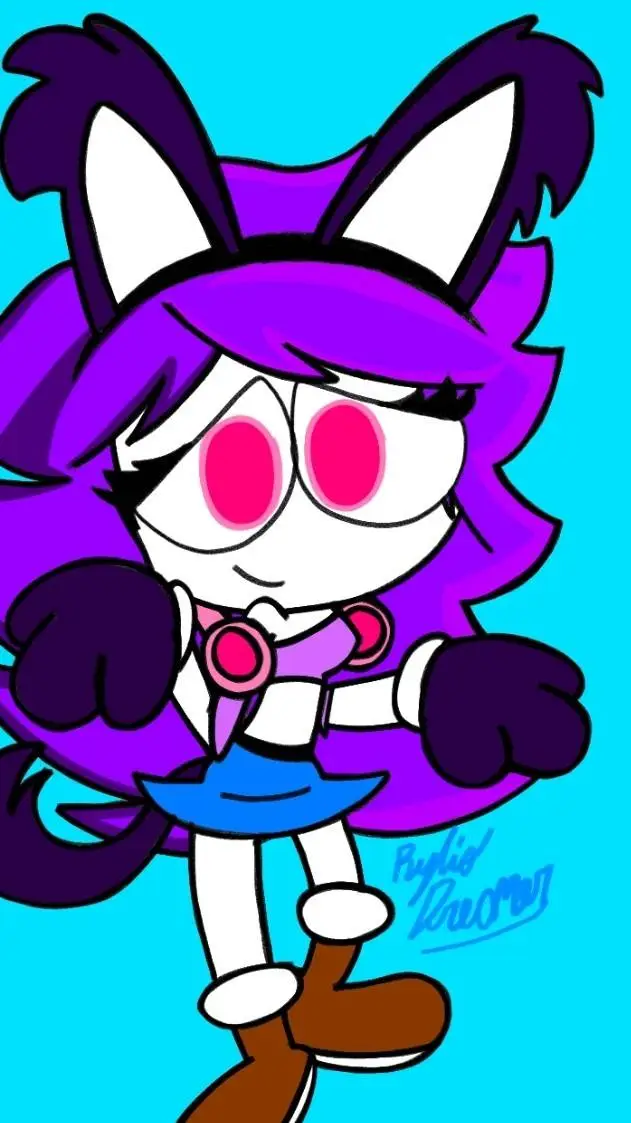 ai character: Luna Furry background