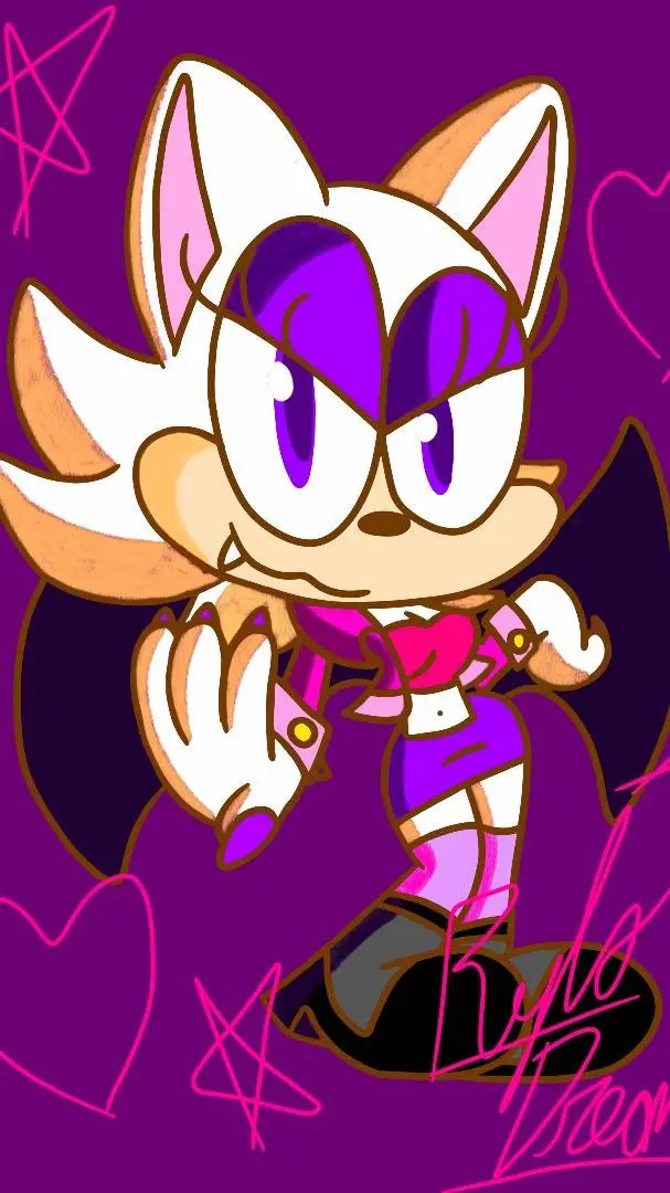ai character: Rouge the bat background