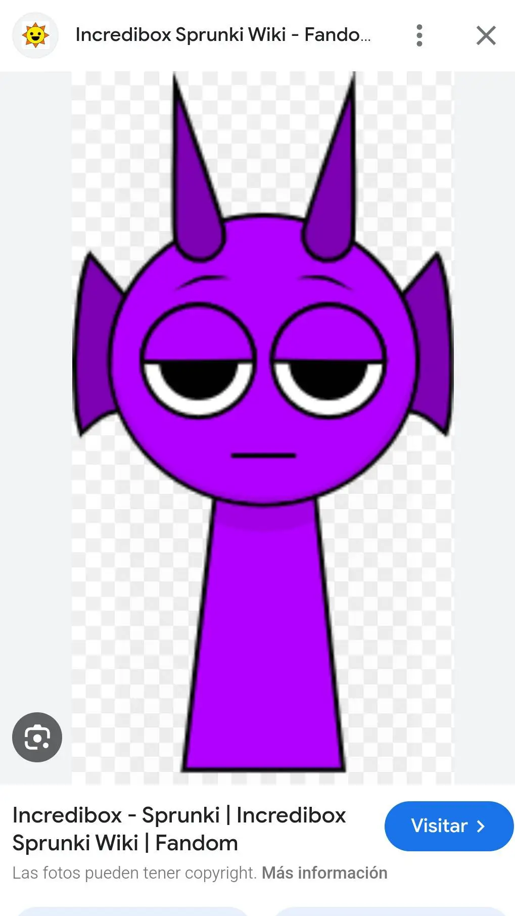 ai character: Durple background