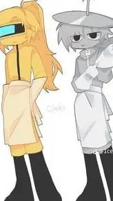ai character: Cluckr and garnold background